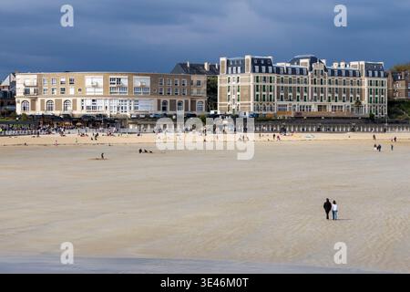 France, Ille et Vilaine, Dinard, Lock Beach Banque D'Images