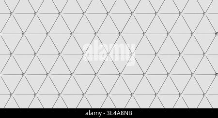 Un papier peint minimaliste et élégant avec des triangles mats blancs mettant en valeur un motif texturé répétitif avec des formes triangulaires géométriques. Banque D'Images
