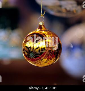 Décoration boule de Noël, Banque D'Images
