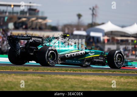 Suzuka, Japon. 27 mars 2026. Aston Martin avec capteurs vendredi lors du Grand Prix du Japon Aramco de formule 1 2026 sur le circuit de Suzuka le 27 mars 2026. Photo par Antoine Lapeyre/ABACAPRESS.COM crédit : Abaca Press/Alamy Live News Banque D'Images