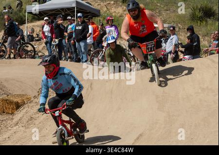 Dirtyfest BMX Downhill Race 2024 Banque D'Images