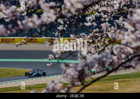 Suzuka, Japon. 28 mars 2026. CARLOS SAINZ (ESP) de l'équipe Atlassian Williams F1 Team #55 ALEXANDER ALBON (THA) de l'équipe Atlassian Williams F1 Team #23 samedi lors du Grand Prix du Japon ARAMCO de formule 1 2026 sur le circuit international de Suzuka le 28 mars 2026. Photo de Tan Jun Da/ABACAPRESS.COM crédit : Abaca Press/Alamy Live News Banque D'Images