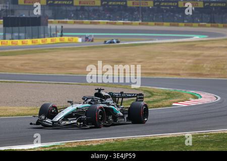 Suzuka, Japon. 28 mars 2026. George Russell de Mercedes participe à la session qualificative du Grand Prix du Japon de formule 1 sur le circuit de Suzuka à Suzuka, Japon, le 28 mars 2026. Crédit : Li Chao/Xinhua/Alamy Live News Banque D'Images