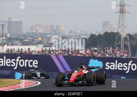 SUZUKA, JAPON - MARS 29 : Charles Leclerc de Monaco pilotant la (16) Scuderia Ferrari HP SF-26 lors du Grand Prix de F1 du Japon sur le circuit de Suzuka le 29 mars 2026 à Suzuka, Japon.(photo Paddocker) Banque D'Images