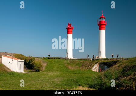 Les phares, Ile d’Aix, Charente-maritime (17), Nouvelle-Aquitaine, France Banque D'Images