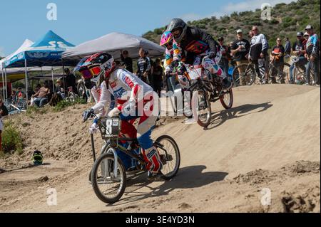 Dirtyfest BMX Downhill Race 2024 Banque D'Images