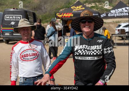 Dirtyfest BMX Downhill Race 2024 Banque D'Images