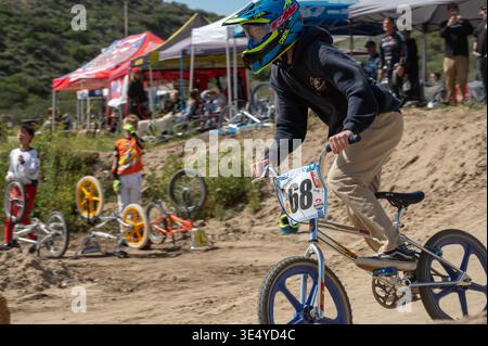 Dirtyfest BMX Downhill Race 2024 Banque D'Images