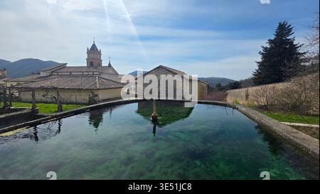 Veroli, Italie, 29 mars 2026 - Certosa dei Trisulti un ancien monastère en Italie. Crédits : Luigi de Pompeis/Alamy Stock photo Banque D'Images