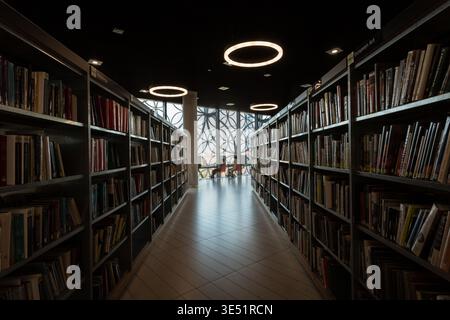 Personnes à la Bibliothèque de Birmingham, Birmingham, Royaume-Uni 2026 Banque D'Images