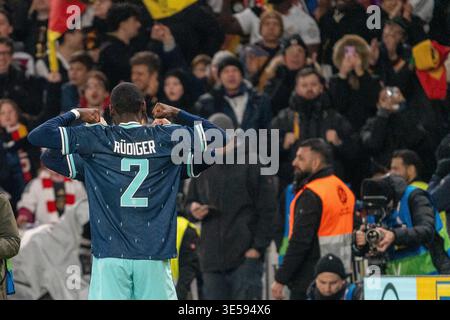 Objectif [objectif] pour 2-1 par Deniz Undav (Allemagne, #13), célébration du but [célébration du but] avec Antonio Ruediger (Allemagne, #02), GER, Allemagne vs Ghana, Football, hommes, match international, période de match 2025/2026, 30 mars 2026, photo : Eibner Press photo/Edwa Banque D'Images