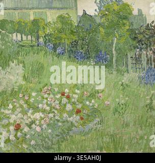 Jardin de Daubignys, Daubignys Garten, Gemälde von Vincent Willem van Gogh geb. 30. März 1853 à Groot-Zundert, Gest. 29. Juillet 1890 à Auvers-sur-Oise, n Banque D'Images