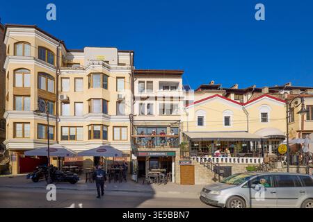 Veliko Tarnovo Bulgarie 13 mars 2026. images génériques de la ville avec diverses attractions touristiques, rues et bâtiments. Banque D'Images