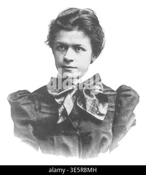 Mileva Maric, épouse d'Albert Einstein, en 1896. Banque D'Images