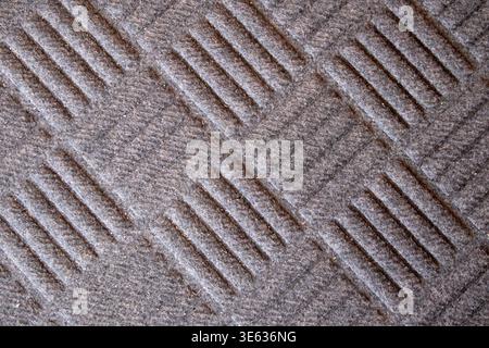 tapis ou tapis brun sale en gros plan Banque D'Images