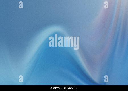 Cette image présente une œuvre d'art abstraite bleue et blanche avec des motifs tourbillonnants sur une surface texturée. La composition met en valeur une gamme de teintes bleues Banque D'Images