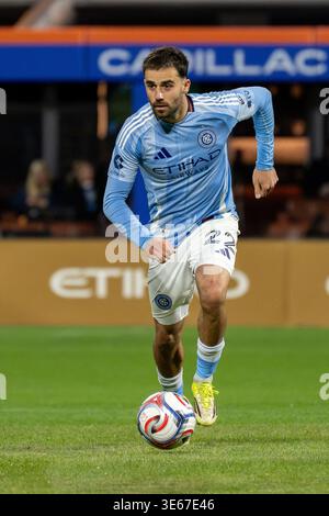 Queens, États-Unis. 04th Apr, 2026. Score final ; New York City FC 1 : 1 qualifié Louis City SC. Crédit : SOPA images Limited/Alamy Live News Banque D'Images