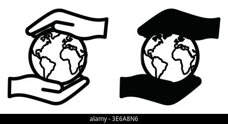 Explorer l'éducation mondiale et la collaboration académique internationale à travers la représentation symbolique vecteur de Charité contre Illustration de Vecteur