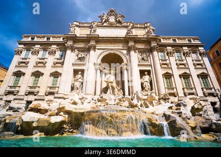 Fontaine de Trevi, Rome, Italie Banque D'Images