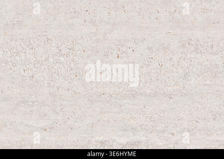 Photo macro haute résolution d'une surface de calcaire beige naturel. Fond abstrait avec des textures, des veines et des minéraux, semblables au marbre travertin Banque D'Images