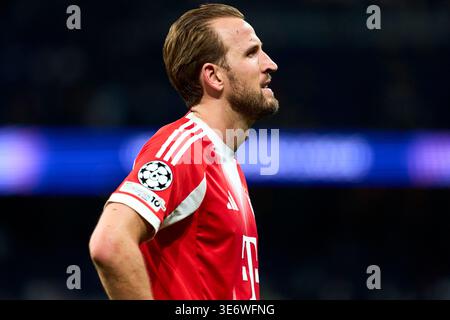 Harry Kane du FC Bayern Munchen lors du match de l'UEFA Champions League entre le Real Madrid CF et le FC Bayern Munchen au stade Bernabeu le 7 avril 2026. - 07/04/2026 - Espagne / Madrid / Madrid - LGM / le Pictorium Banque D'Images