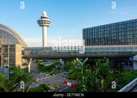Aéroport de Changi à Singapour Banque D'Images