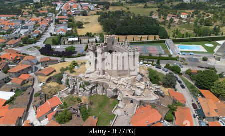 Drone photo Castelo de Penedono Portugal Europe Banque D'Images