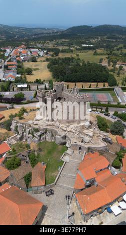 Drone photo Castelo de Penedono Portugal Europe Banque D'Images