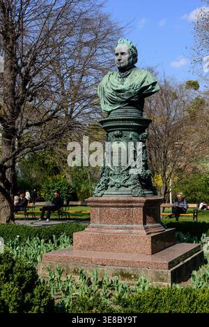 Wien, Stadtpark, Denkmal Bürgermeister Andreas Zelinka // Vienne, Stadtpark, Monument Mayor Andreas Zelinka Banque D'Images