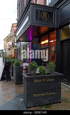 The Hive Warrington – Restez local Banque D'Images