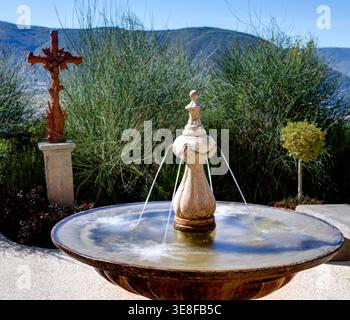 Abbaye de Benedict sur la montagne, alias Abbaye de Norcia (Abbazia di San Benedetto in Monte). Norcia, Pérouse, Italie Banque D'Images