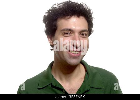 Portrait de l'acteur et réalisateur américain Alex Karpovsky, Austin, Texas, 3 mars 2009. (Photo de John Anderson/The Austin Chronicle) Banque D'Images