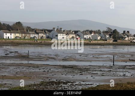 Le village de Ravenglass sur la côte ouest de Cumbria le Lake District Cumbria Angleterre Banque D'Images