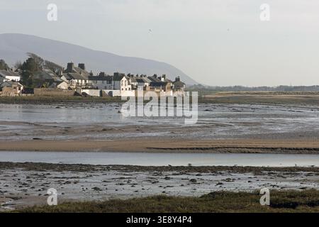 Le village de Ravenglass sur la côte ouest de Cumbria le Lake District Cumbria Angleterre Banque D'Images
