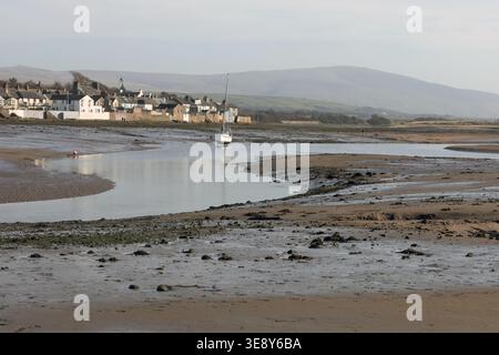 Le village de Ravenglass sur la côte ouest de Cumbria le Lake District Cumbria Angleterre Banque D'Images
