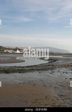 Le village de Ravenglass sur la côte ouest de Cumbria le Lake District Cumbria Angleterre Banque D'Images
