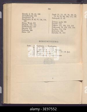 Józef Piotrowski (actif 1915–1918) est un auteur polonais. Lemberg und Umgebung détaille l'art, l'architecture et les sites remarquables autour de Lemberg (Lviv). Le tirage photographique historique documente des cartes, des planches illustrées et des descriptions de voyage tirées du manuel. Banque D'Images