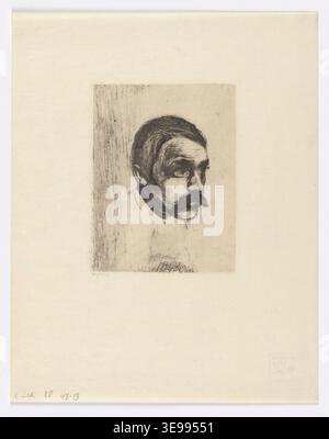 Edvard Munch (1863-1944) est un artiste norvégien renommé pour ses thèmes psychologiques et existentiels Cette copie d’archives de la collection du Munchmuseet est cataloguée sous la référence MM.G.00048-02. Banque D'Images