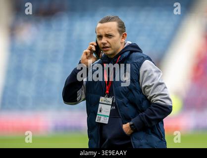 Hampden Park, Glasgow, Royaume-Uni. 18 avril 2026. Scottish Cup Football, Dunfermline Athletic versus Falkirk ; Aiden Nesbitt de Falkirk Credit : action plus Sports/Alamy Live News Banque D'Images