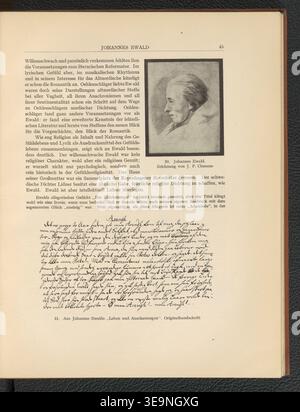 Hilma Borelius (1869-1932) est une historienne littéraire suédoise et spécialiste de la littérature scandinave. Die nordischen Literaturen (1931) donne un aperçu académique des traditions littéraires nordiques. Le tirage photographique historique reproduit des tableaux et des illustrations de la publication originale de 1931. Banque D'Images