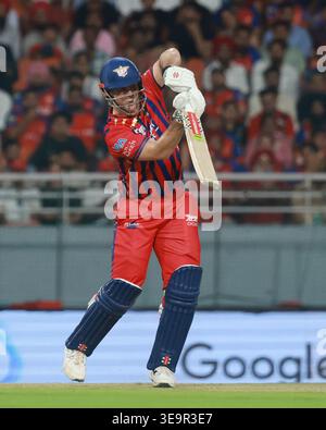 New Chandigarh, Punjab, Inde. 19 avril 2026. (IND : Mitchell Marsh of Lucknow Super Giants lors du Punjab Kings vs Lucknow Super Giants, 29e match, Indian premier League 2026 au Maharaja Yadavindra Singh International Cricket Stadium, Mullanpur, New Chandigarh, Punjab, Inde le 19 avril 2026. (Crédit image : © Avijit Das/ZUMA Press Wire) USAGE ÉDITORIAL SEULEMENT ! Non destiné à UN USAGE commercial ! Crédit : ZUMA Press, Inc/Alamy Live News Banque D'Images