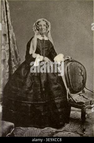 Lady Robinson (active de la fin du XIXe au début du XXe siècle) est une figure sociale britannique. L'image d'archive documente son portrait à partir d'une source imprimée, recadrée à partir de la page 303. Banque D'Images