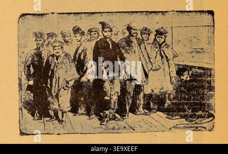 Miguel José Cambiaso (années 1800) était un officier militaire argentin, capturé pendant la guerre d'indépendance Argentine. La photographie capture son image de prisonnier. Banque D'Images