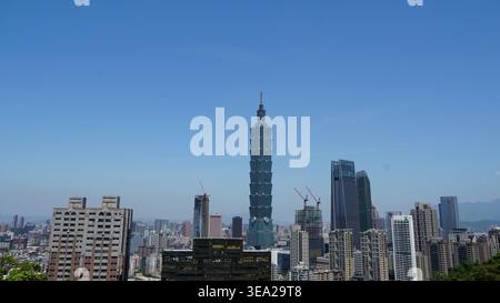Taipei Skyline : le cœur de Taïwan moderne Banque D'Images