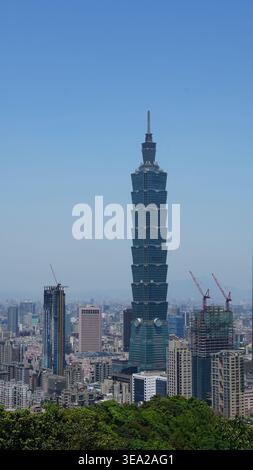 Taipei Skyline : le cœur de Taïwan moderne Banque D'Images