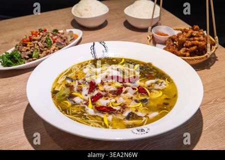 Combo pour 2 Hot pot au B2J Tasty pot, Austin, Texas, 15 octobre 2025. (Photo de John Anderson) Banque D'Images