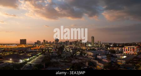 Skyline de San Diego Californie, photo drone Banque D'Images
