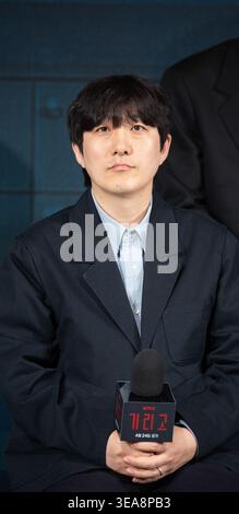 Séoul, Corée du Sud. 21 avril 2026. Park Yoon-Seo, 21 avril 2026 : le réalisateur Park Yoon-Seo lors d'une conférence de presse pour la série Netflix 'If Wish Could Kill' à Séoul, en Corée du Sud. La série horreur en huit parties d'occulte et d'action sortira sur Netflix le 24 avril. Crédit : Lee Jae-won/AFLO/Alamy Live News crédit : Aflo Co. Ltd./Alamy Live News Banque D'Images