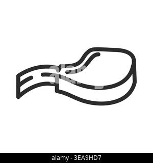 Icône Tomahawk Steak Illustration de Vecteur