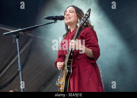 Natalia Lafourcade se produit au Austin City Limits Music Festival, Austin, Texas, le 12 octobre 2019. (Photo de John Anderson/The Austin Chronicle) Banque D'Images